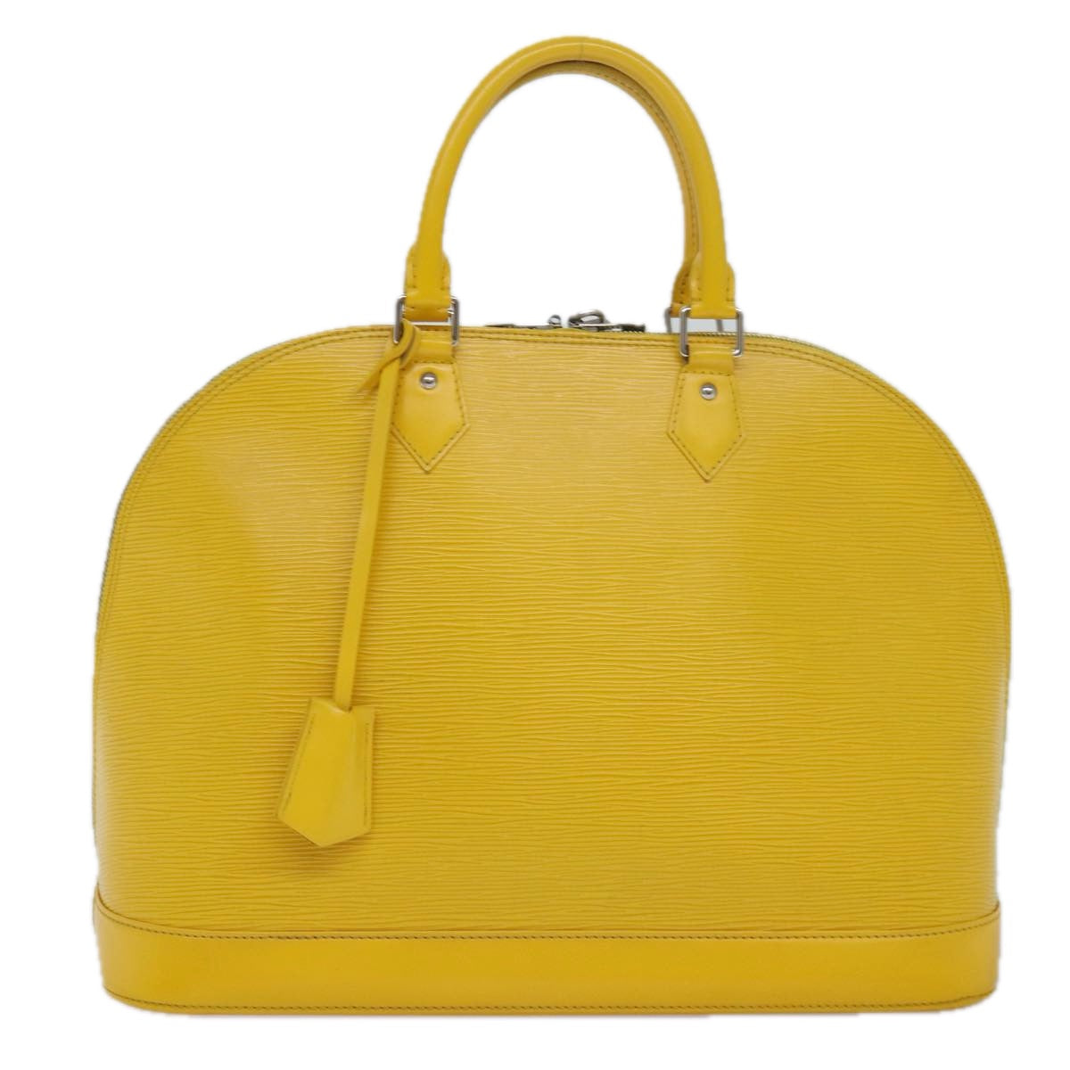 LOUIS VUITTON Epi Alma GM Hand Bag Yellow Citron M40629 LV Auth 80655