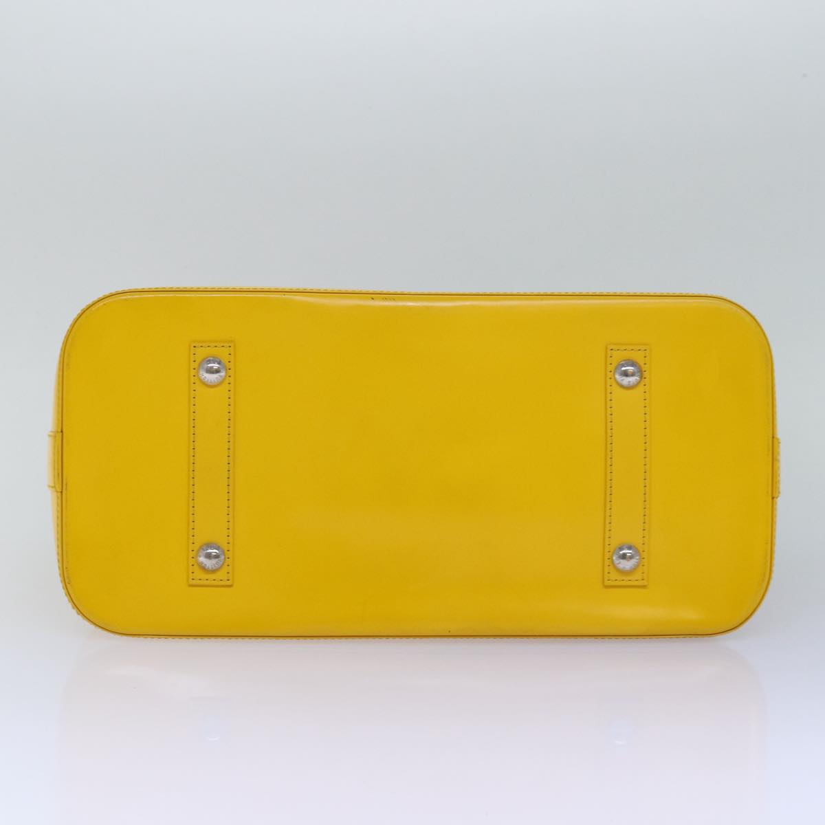 LOUIS VUITTON Epi Alma GM Hand Bag Yellow Citron M40629 LV Auth 80655