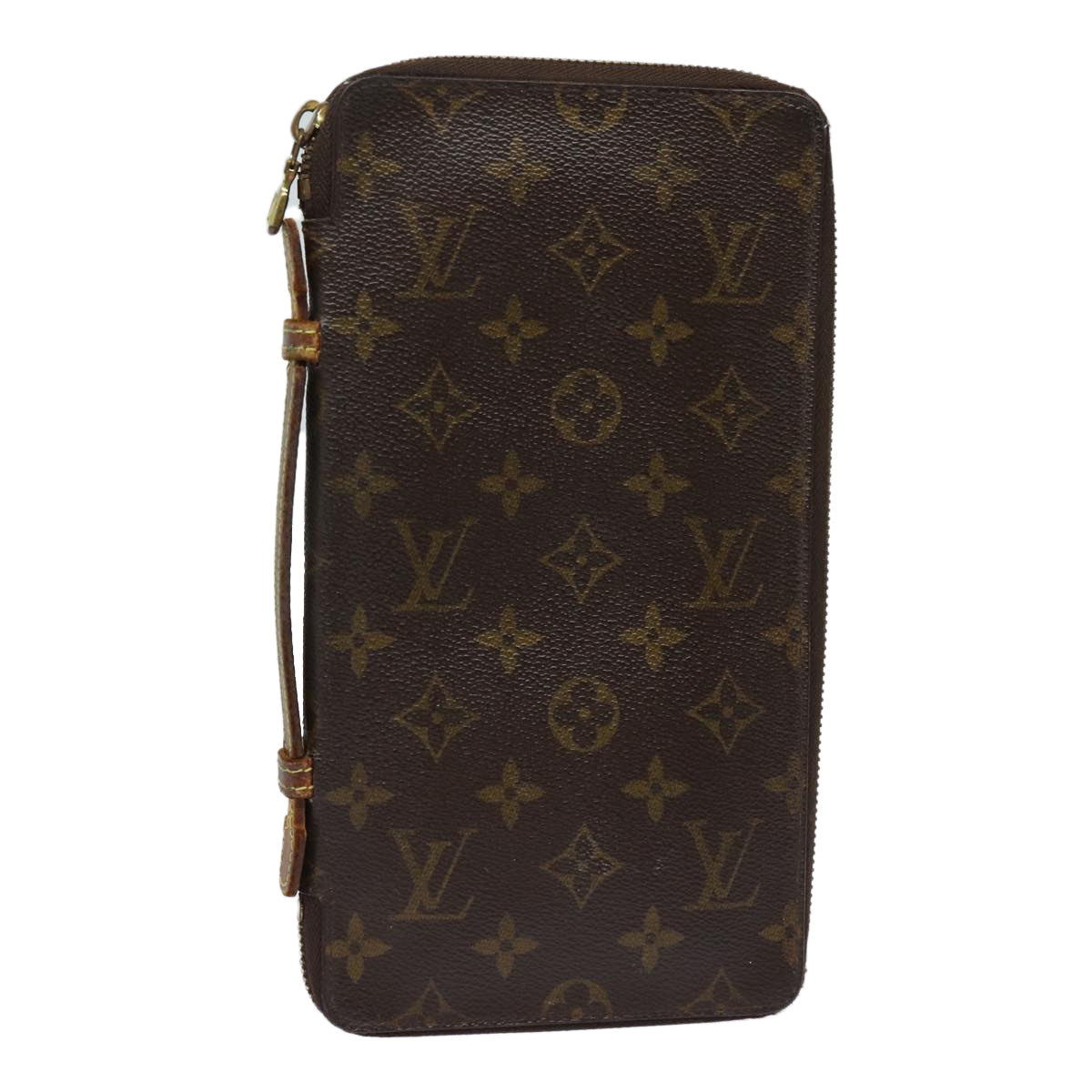 LOUIS VUITTON Monogram Organizer De Voyage Travel Case M60120 LV Auth 80661