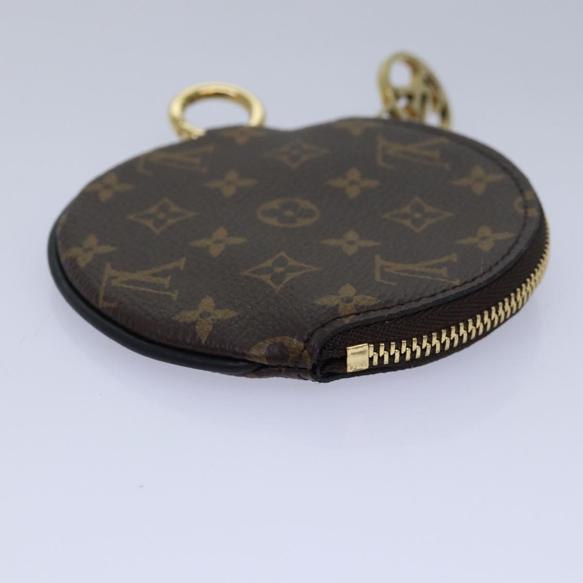 LOUIS VUITTON Monogram Reverse Pochette Trio Coin Purse M68756 LV Auth 80664