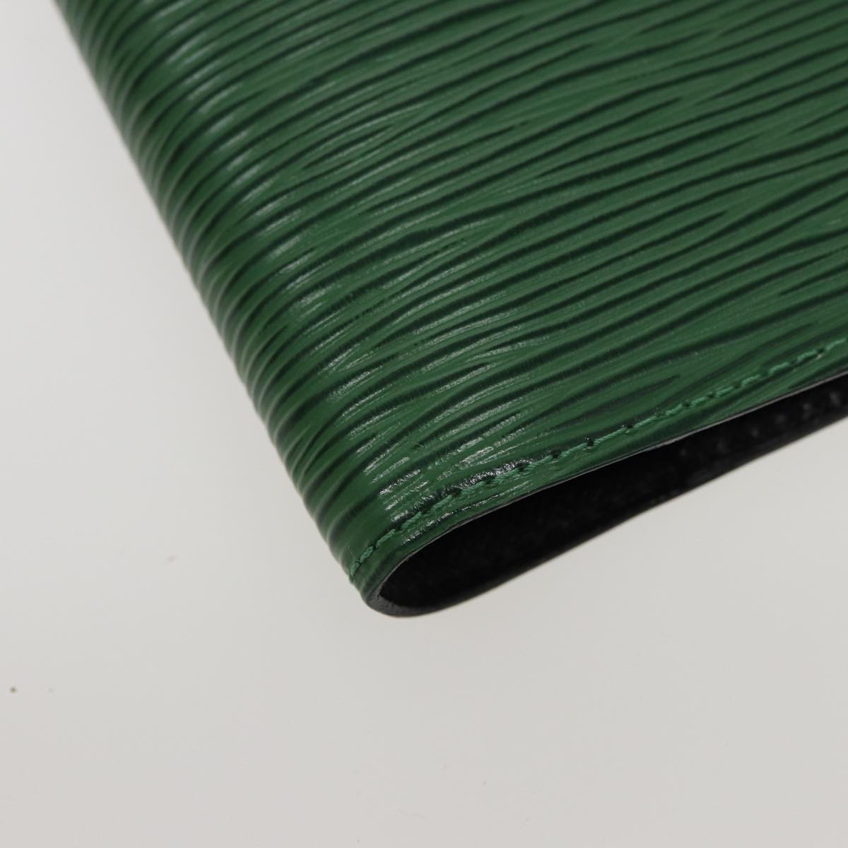 LOUIS VUITTON Epi Agenda PM Day Planner Cover Green R20054 LV Auth 80671