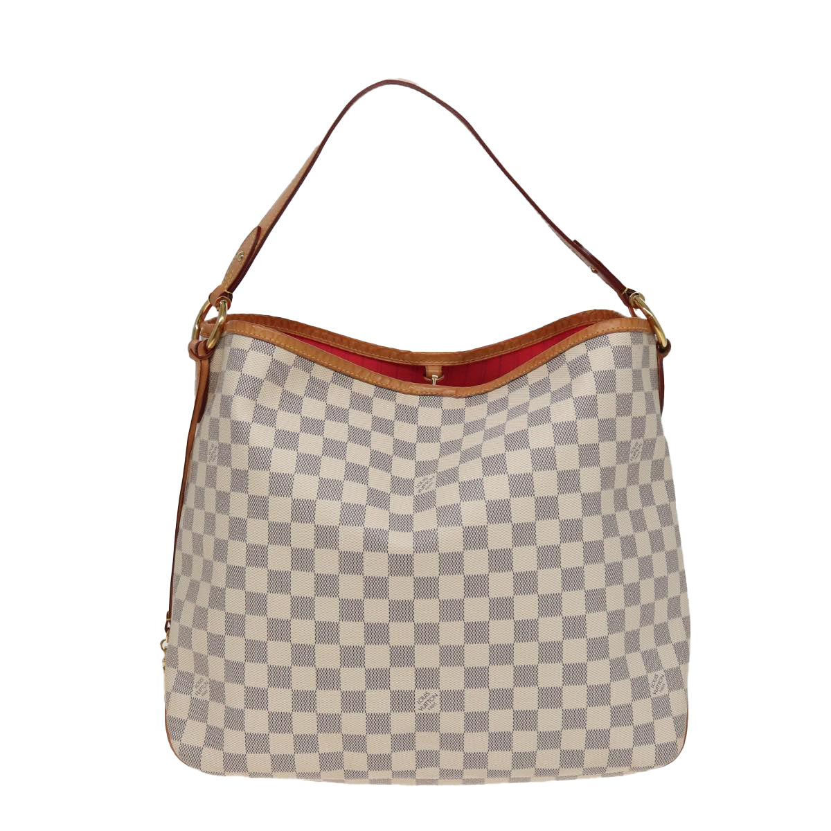 LOUIS VUITTON Damier Azur Delightful PM Shoulder Bag N41447 LV Auth 80676A