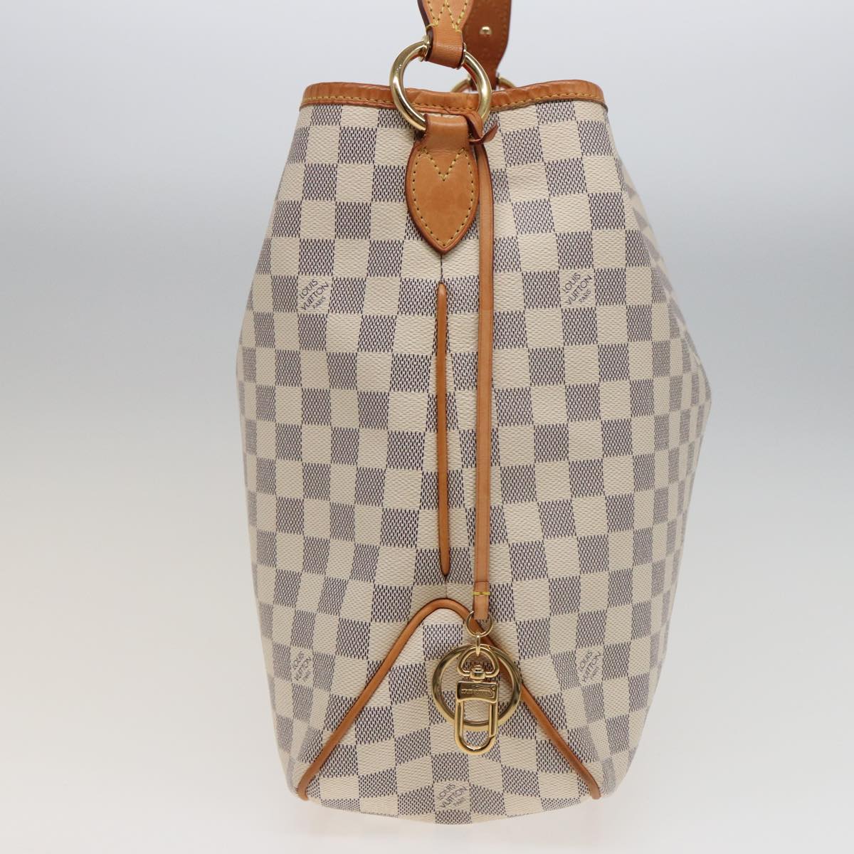 LOUIS VUITTON Damier Azur Delightful PM Shoulder Bag N41447 LV Auth 80676A