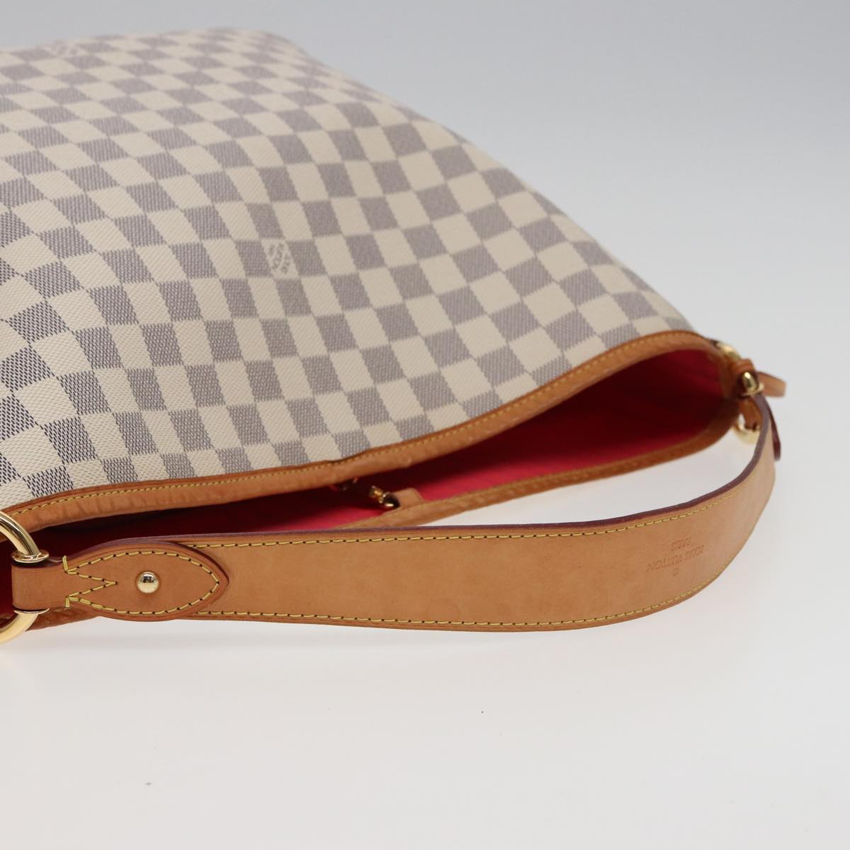 LOUIS VUITTON Damier Azur Delightful PM Shoulder Bag N41447 LV Auth 80676A