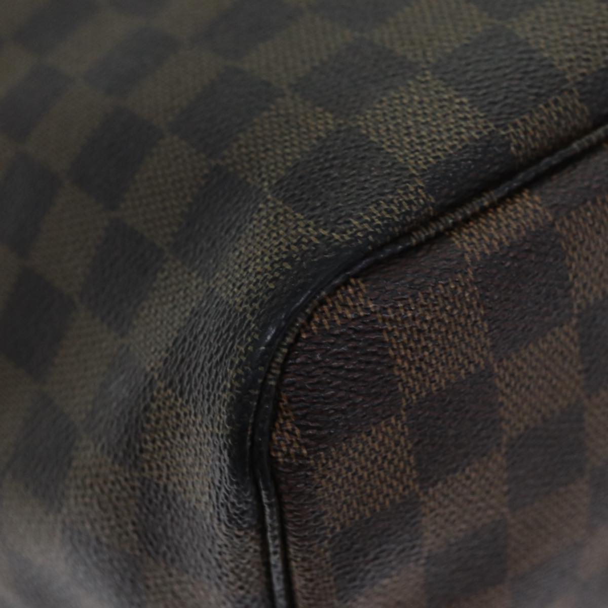 LOUIS VUITTON Damier Ebene Neverfull GM Tote Bag N51106 LV Auth 80692