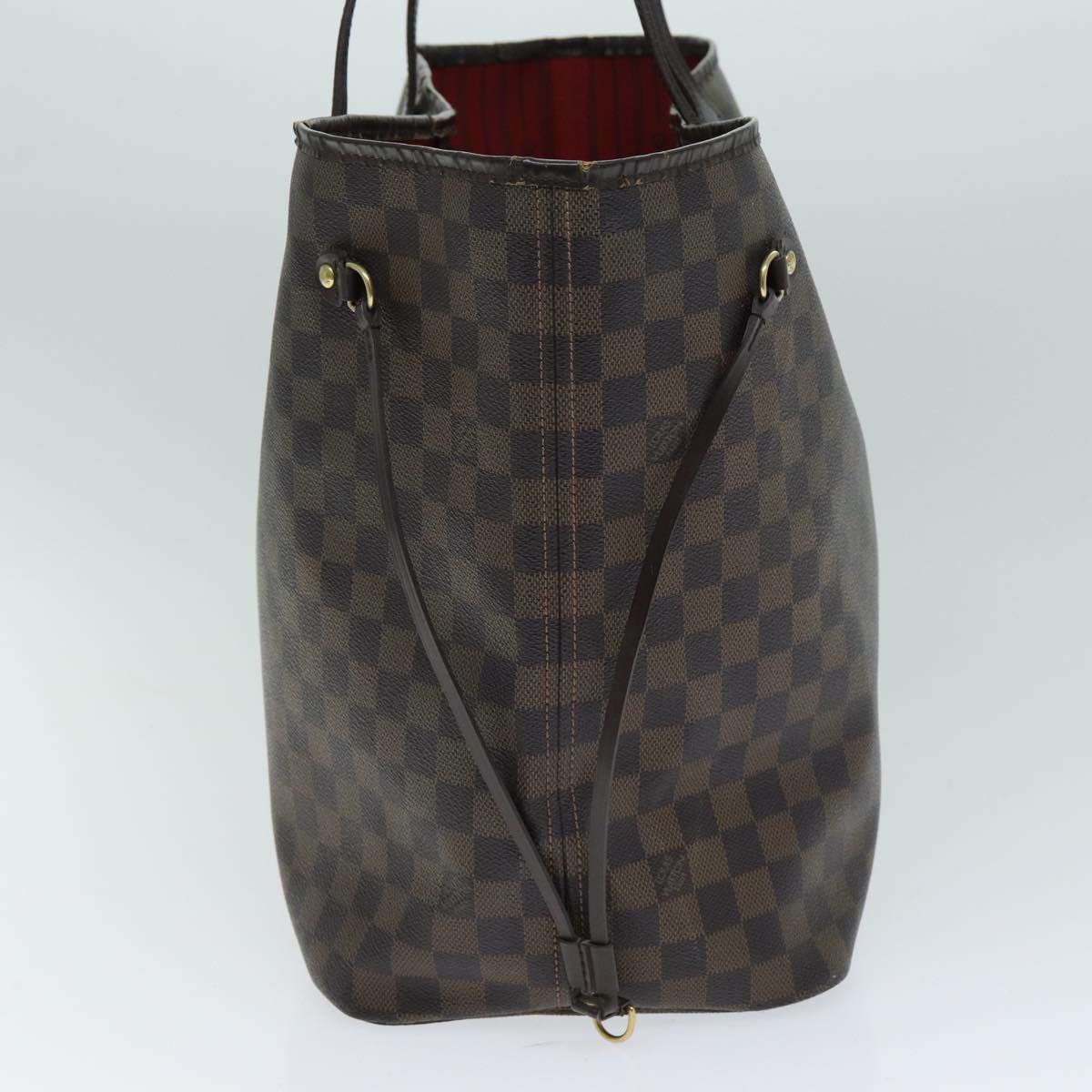 LOUIS VUITTON Damier Ebene Neverfull GM Tote Bag N51106 LV Auth 80692