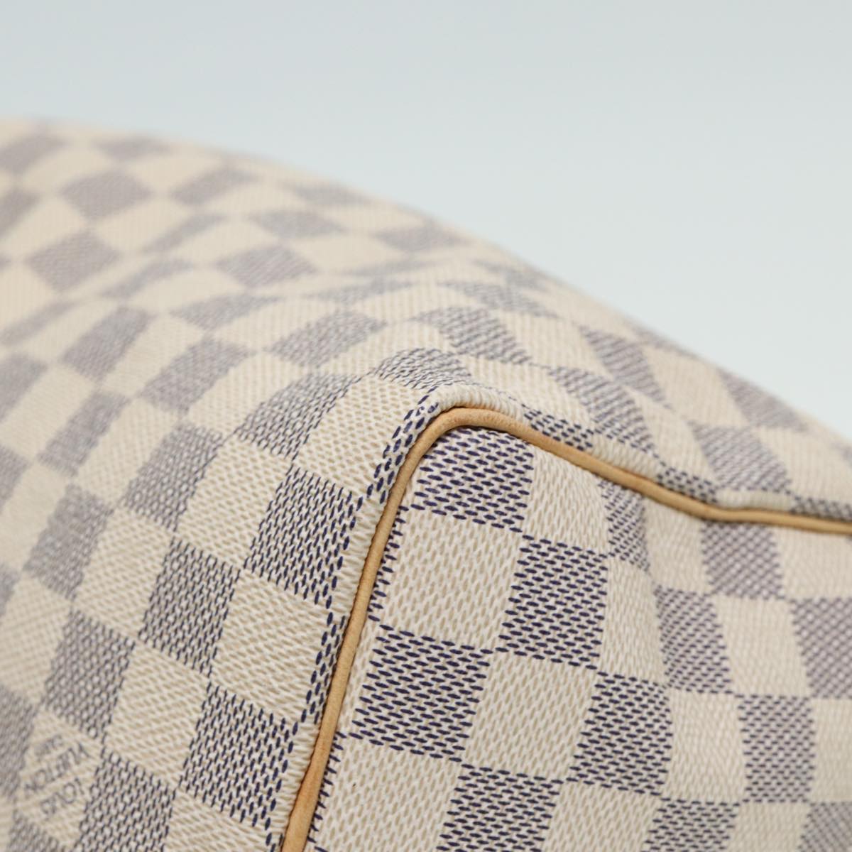 LOUIS VUITTON Damier Azur Speedy 25 Hand Bag N41534 LV Auth 80700