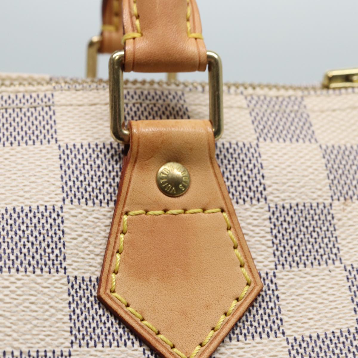 LOUIS VUITTON Damier Azur Speedy 25 Hand Bag N41534 LV Auth 80700