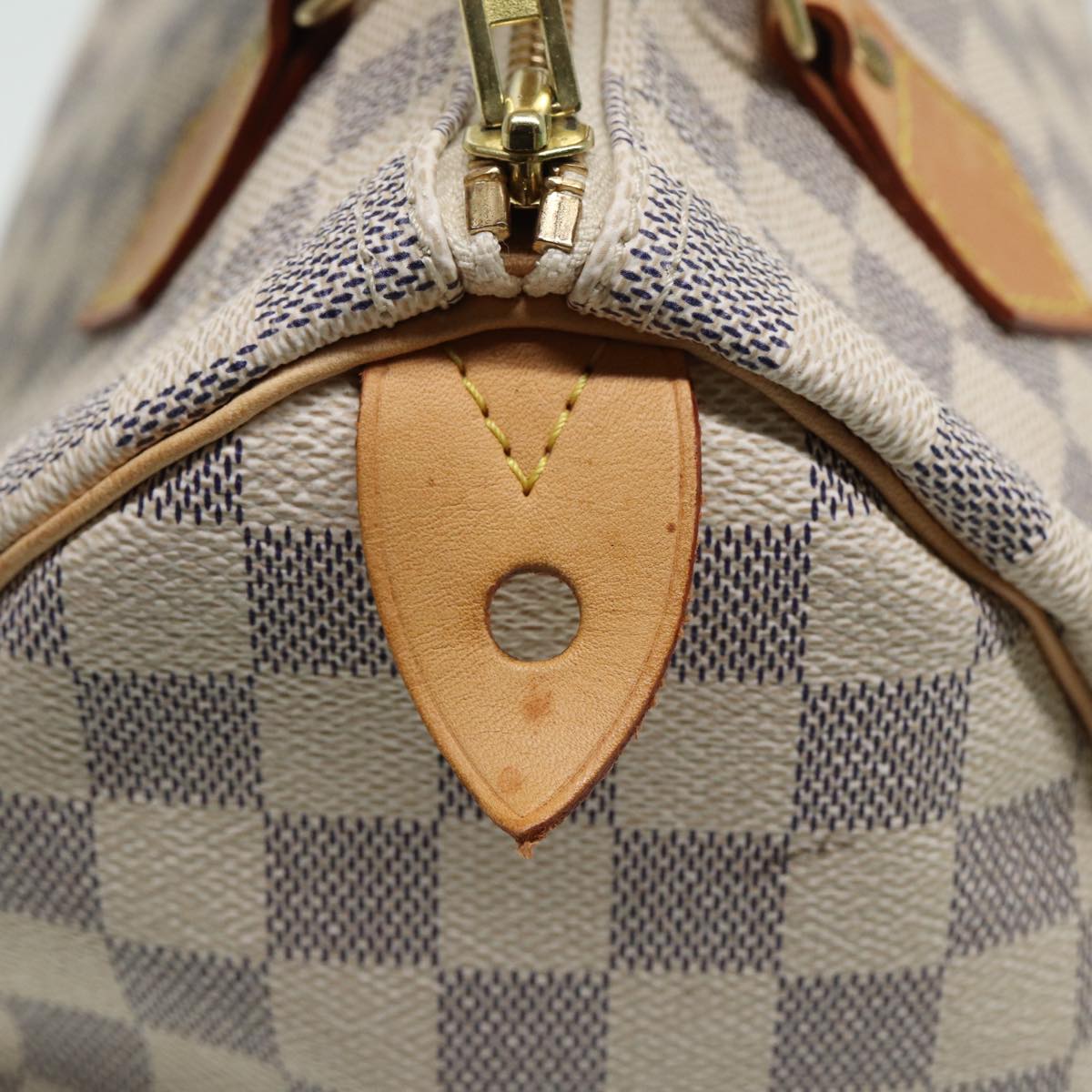 LOUIS VUITTON Damier Azur Speedy 25 Hand Bag N41534 LV Auth 80700