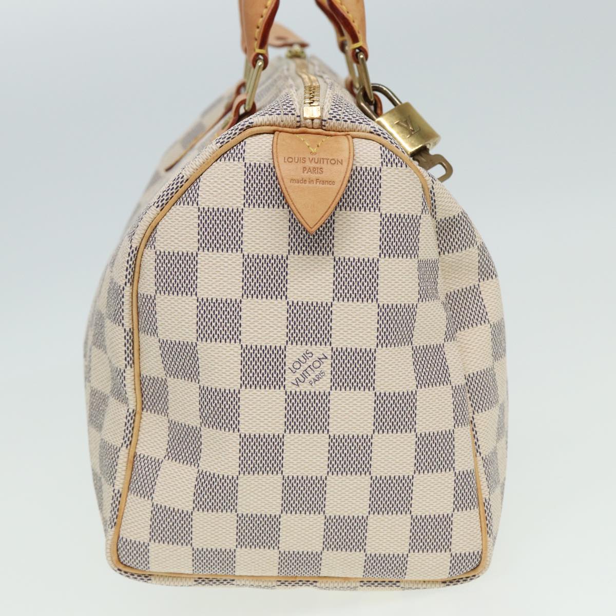 LOUIS VUITTON Damier Azur Speedy 25 Hand Bag N41534 LV Auth 80700