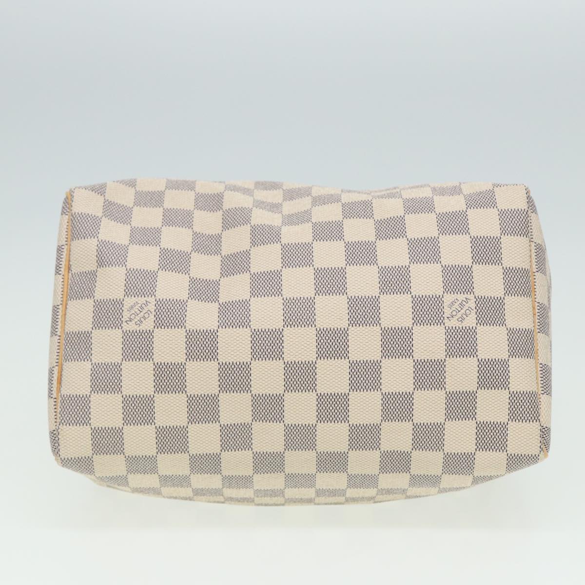 LOUIS VUITTON Damier Azur Speedy 25 Hand Bag N41534 LV Auth 80700