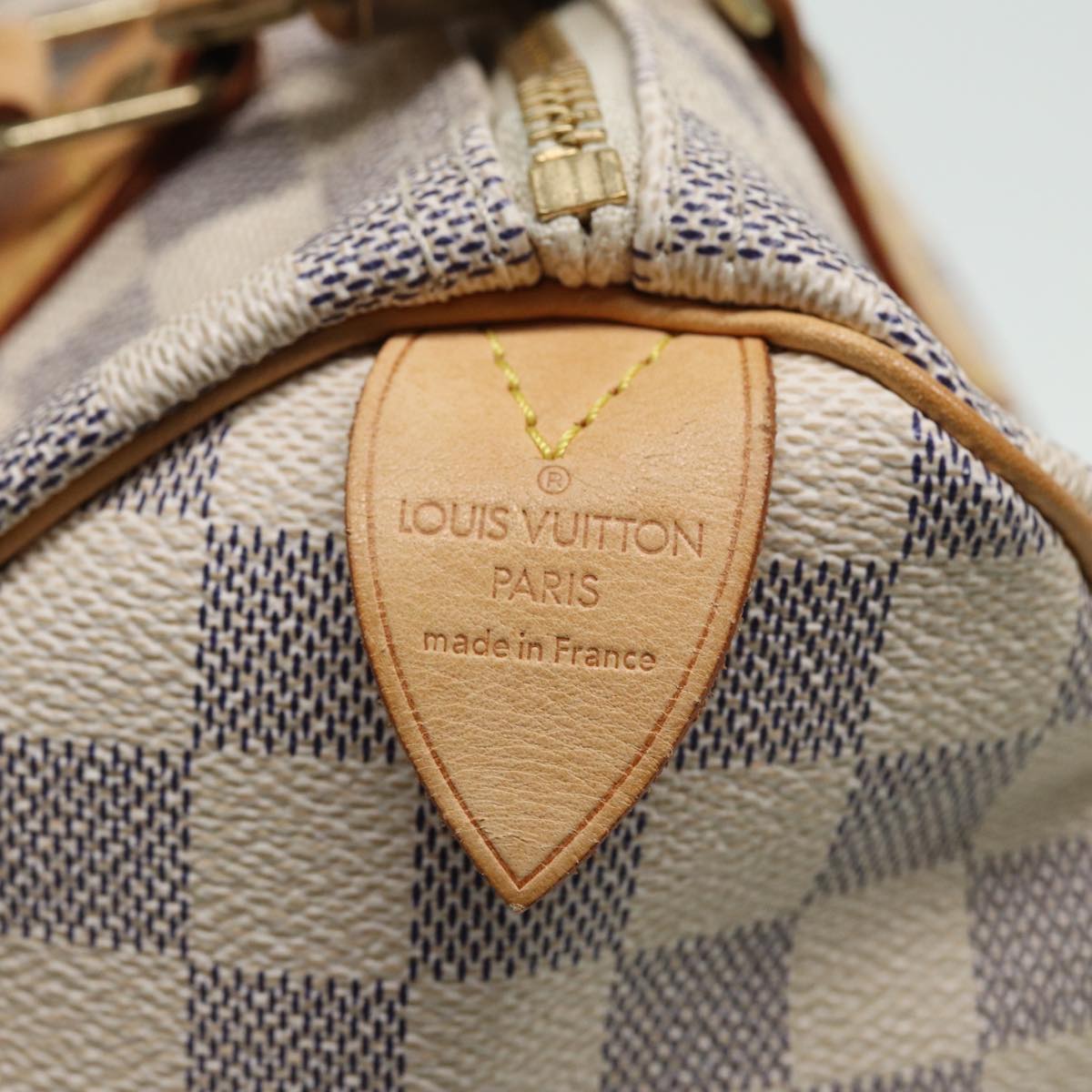 LOUIS VUITTON Damier Azur Speedy 25 Hand Bag N41534 LV Auth 80701