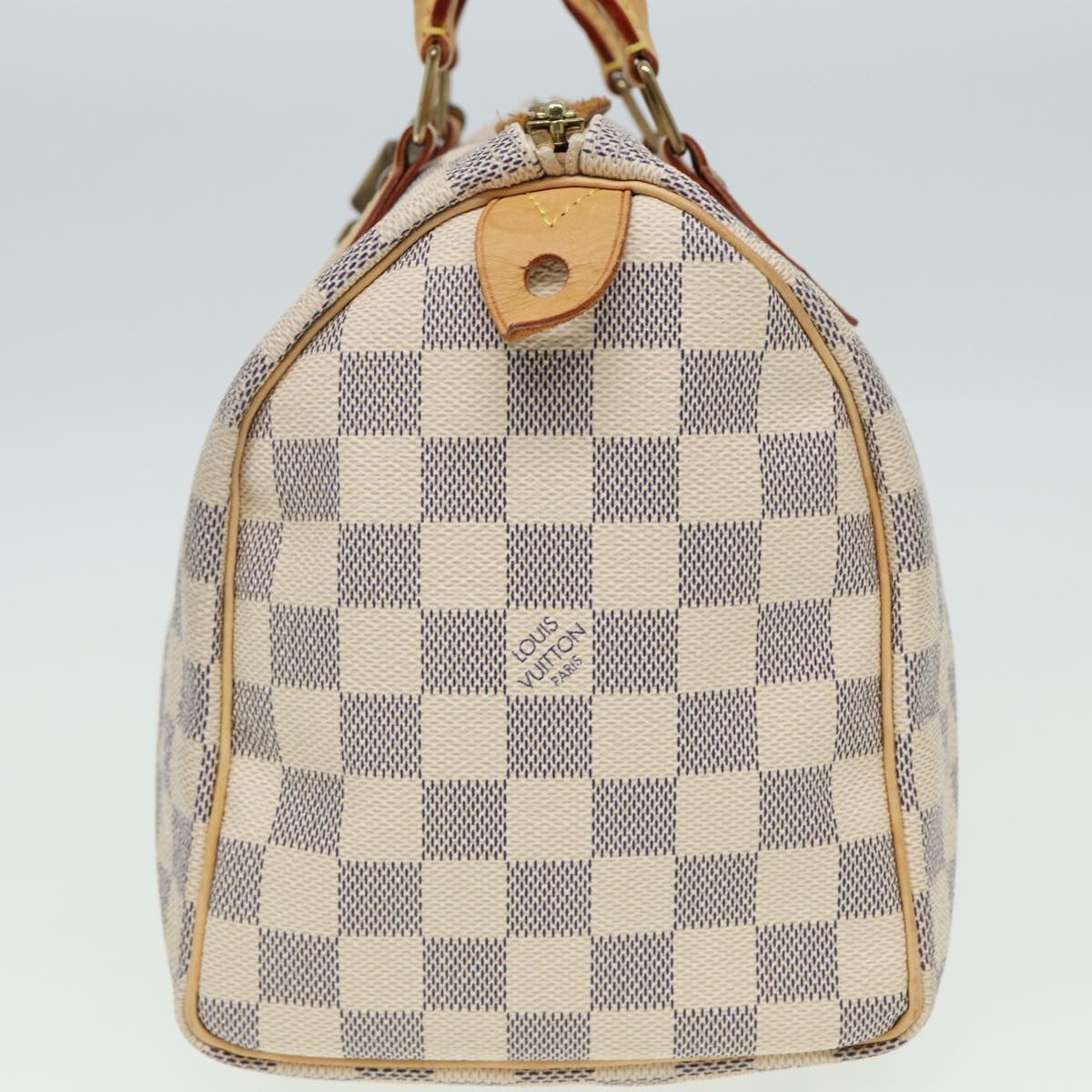 LOUIS VUITTON Damier Azur Speedy 25 Hand Bag N41534 LV Auth 80701