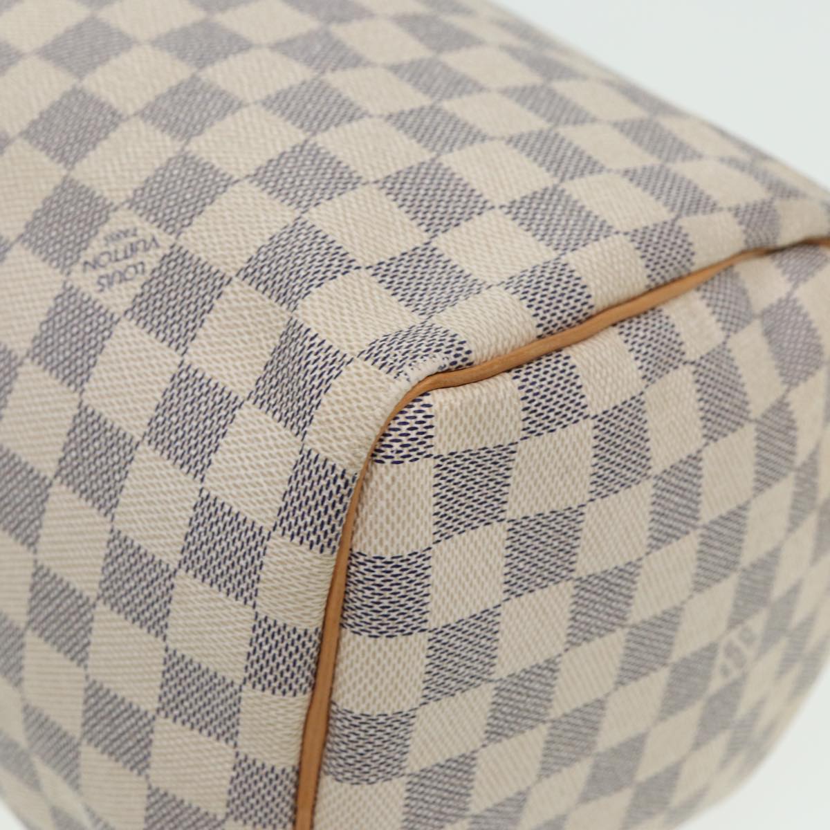 LOUIS VUITTON Damier Azur Speedy 30 Hand Bag N41533 LV Auth 80702