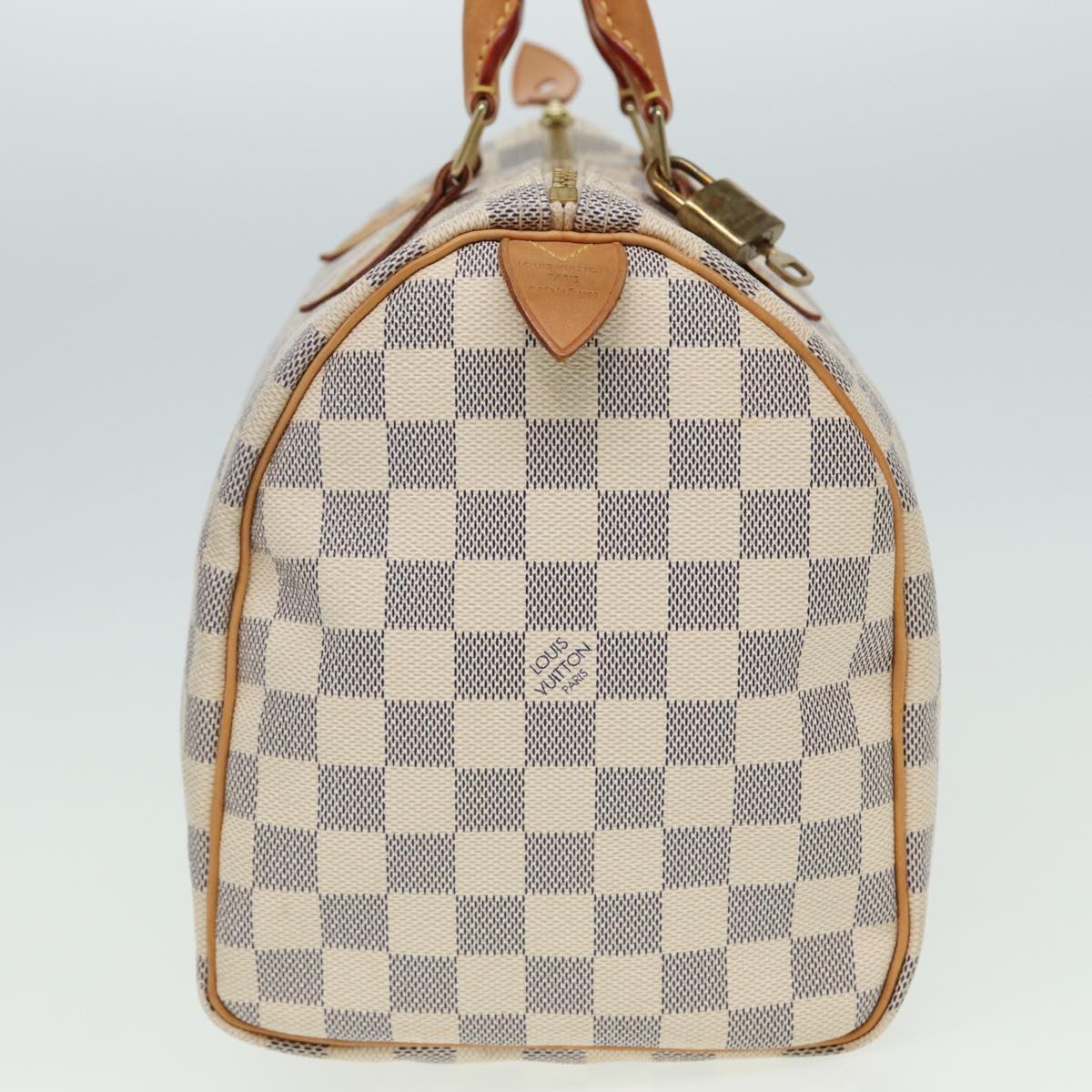 LOUIS VUITTON Damier Azur Speedy 30 Hand Bag N41533 LV Auth 80702