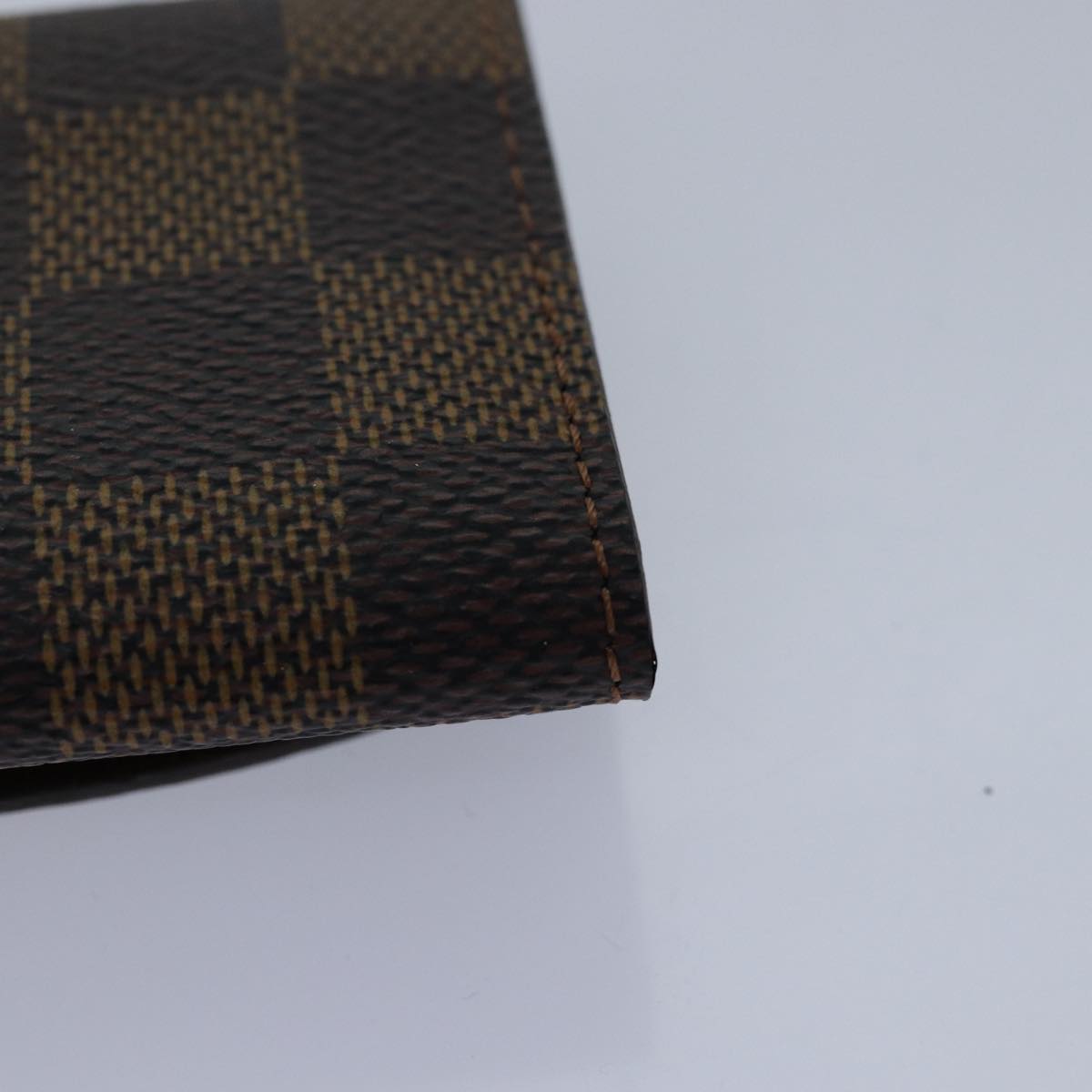 LOUIS VUITTON Damier Ebene Cuff Case Cuffs M30964 LV Auth 80714