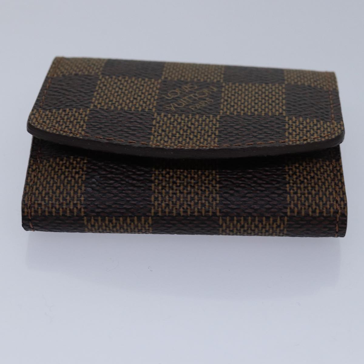 LOUIS VUITTON Damier Ebene Cuff Case Cuffs M30964 LV Auth 80714