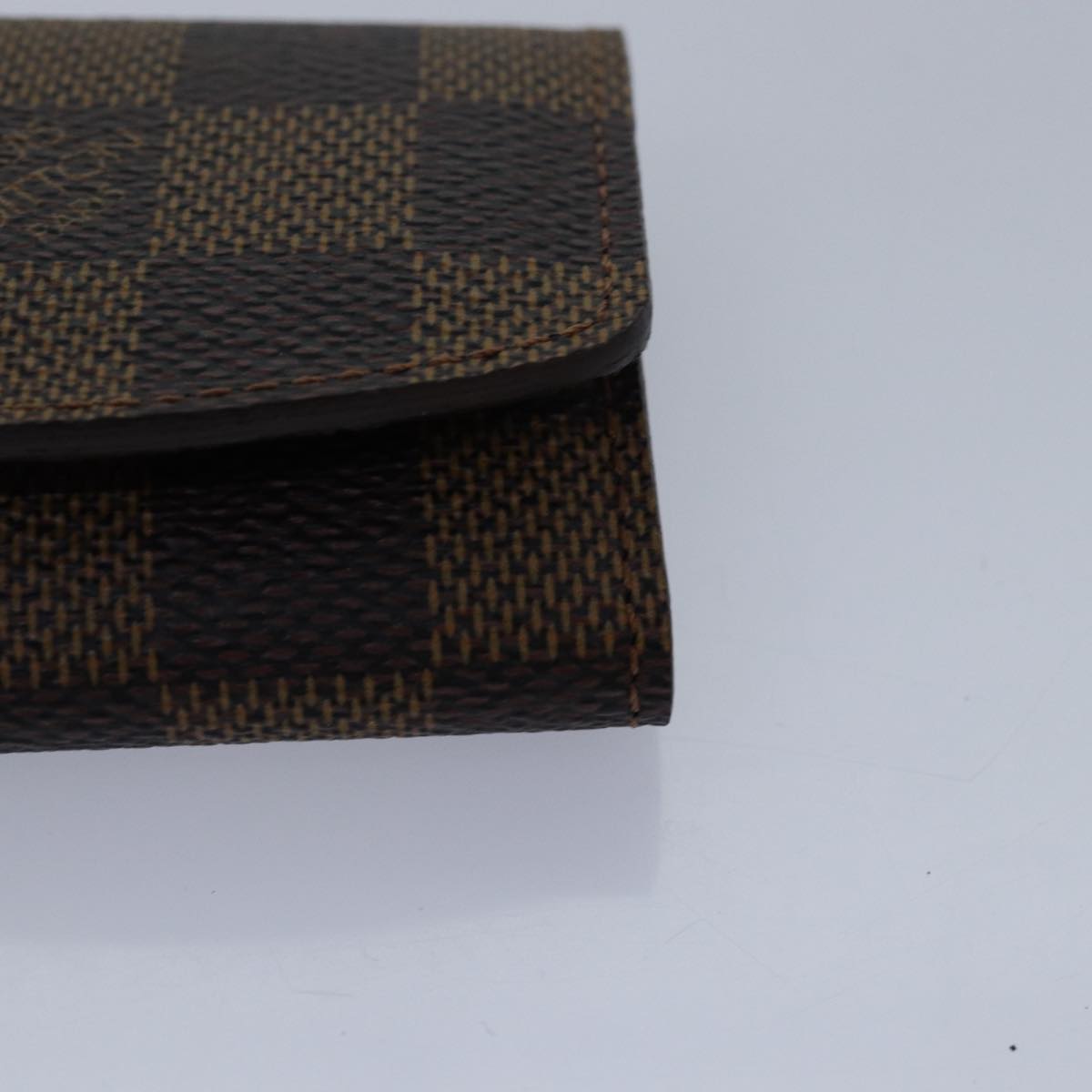 LOUIS VUITTON Damier Ebene Cuff Case Cuffs M30964 LV Auth 80714