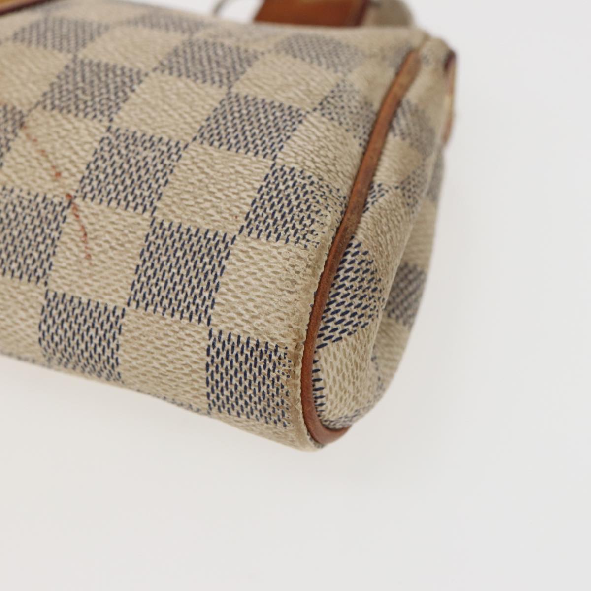 LOUIS VUITTON Damier Azur Eva Shoulder Bag 2way N55214 LV Auth 80718