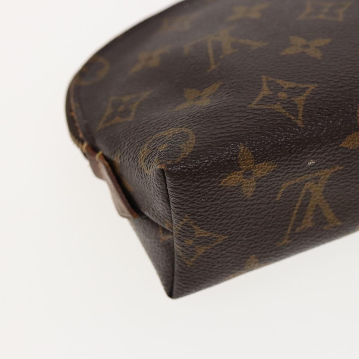 LOUIS VUITTON Monogram Pochette Cosmetic PM Cosmetic Pouch M47515 LV Auth 80720