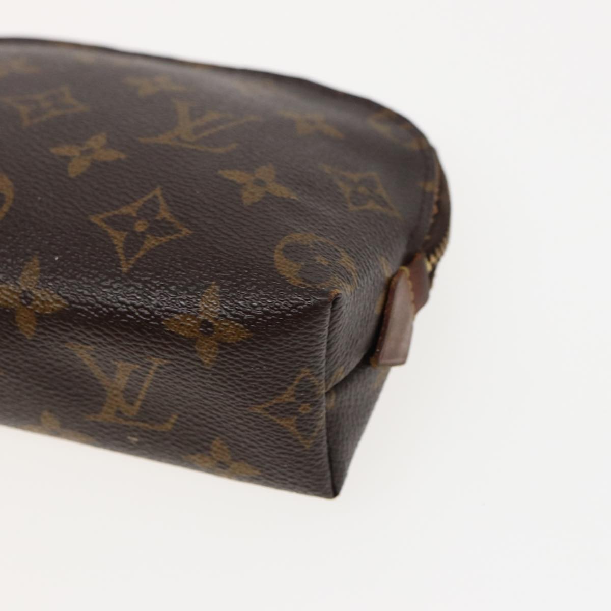 LOUIS VUITTON Monogram Pochette Cosmetic PM Cosmetic Pouch M47515 LV Auth 80720