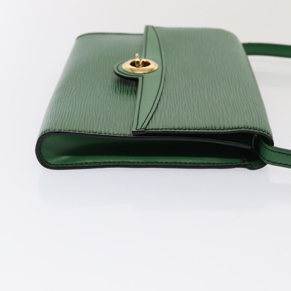 LOUIS VUITTON Epi Pochette Arche Shoulder Bag Green M52574 LV Auth 80726