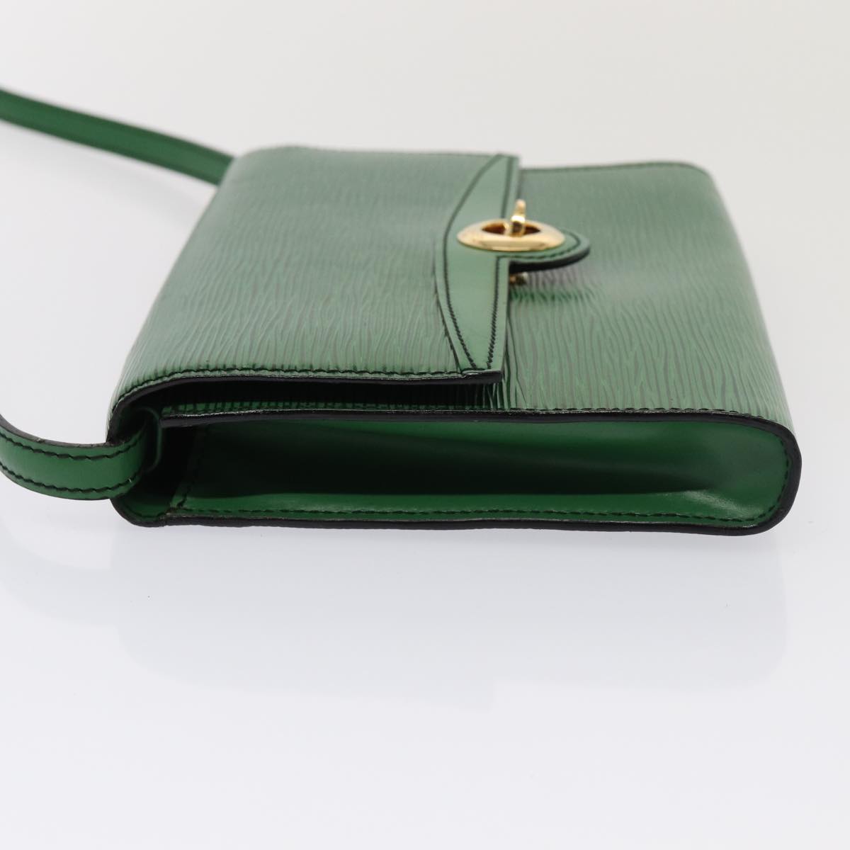 LOUIS VUITTON Epi Pochette Arche Shoulder Bag Green M52574 LV Auth 80726