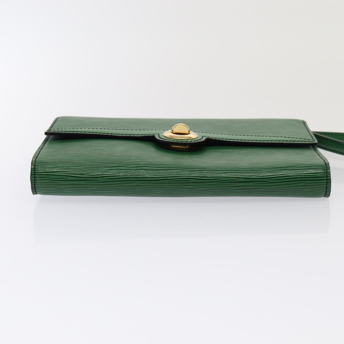 LOUIS VUITTON Epi Pochette Arche Shoulder Bag Green M52574 LV Auth 80726