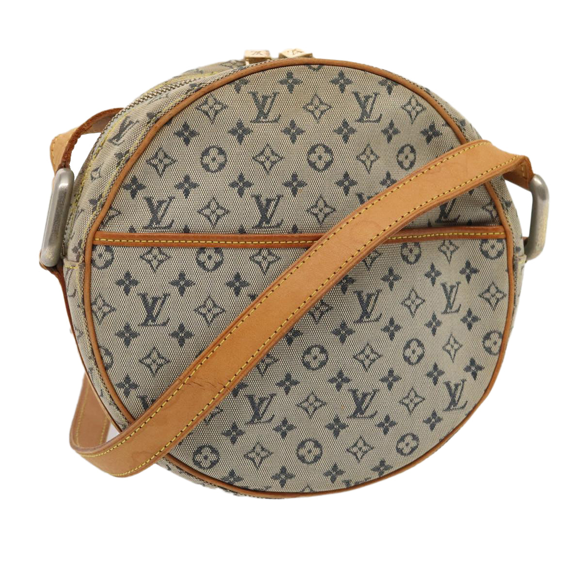 LOUIS VUITTON Monogram Mini Jeanne GM Shoulder Bag Blue M92000 LV Auth 80731