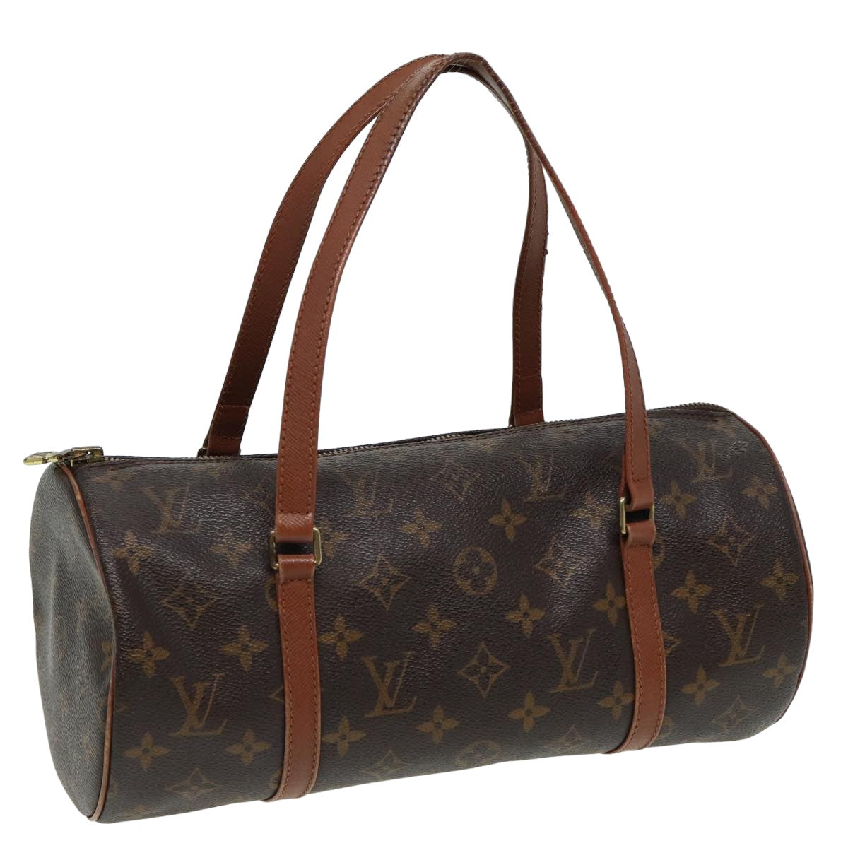 LOUIS VUITTON Monogram Papillon 30 Hand Bag M51385 LV Auth 80742