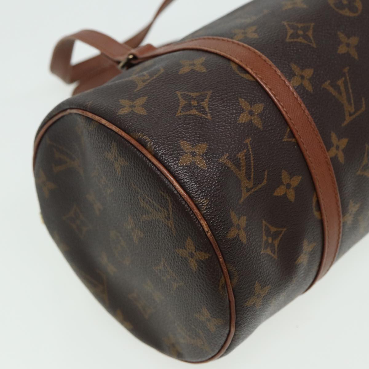 LOUIS VUITTON Monogram Papillon 30 Hand Bag M51385 LV Auth 80742