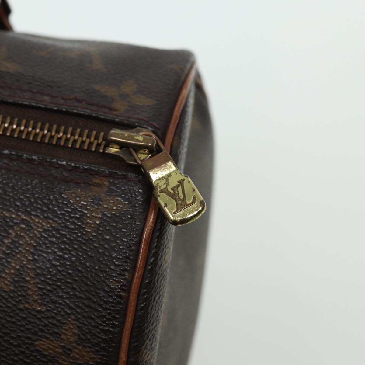 LOUIS VUITTON Monogram Papillon 30 Hand Bag M51385 LV Auth 80742