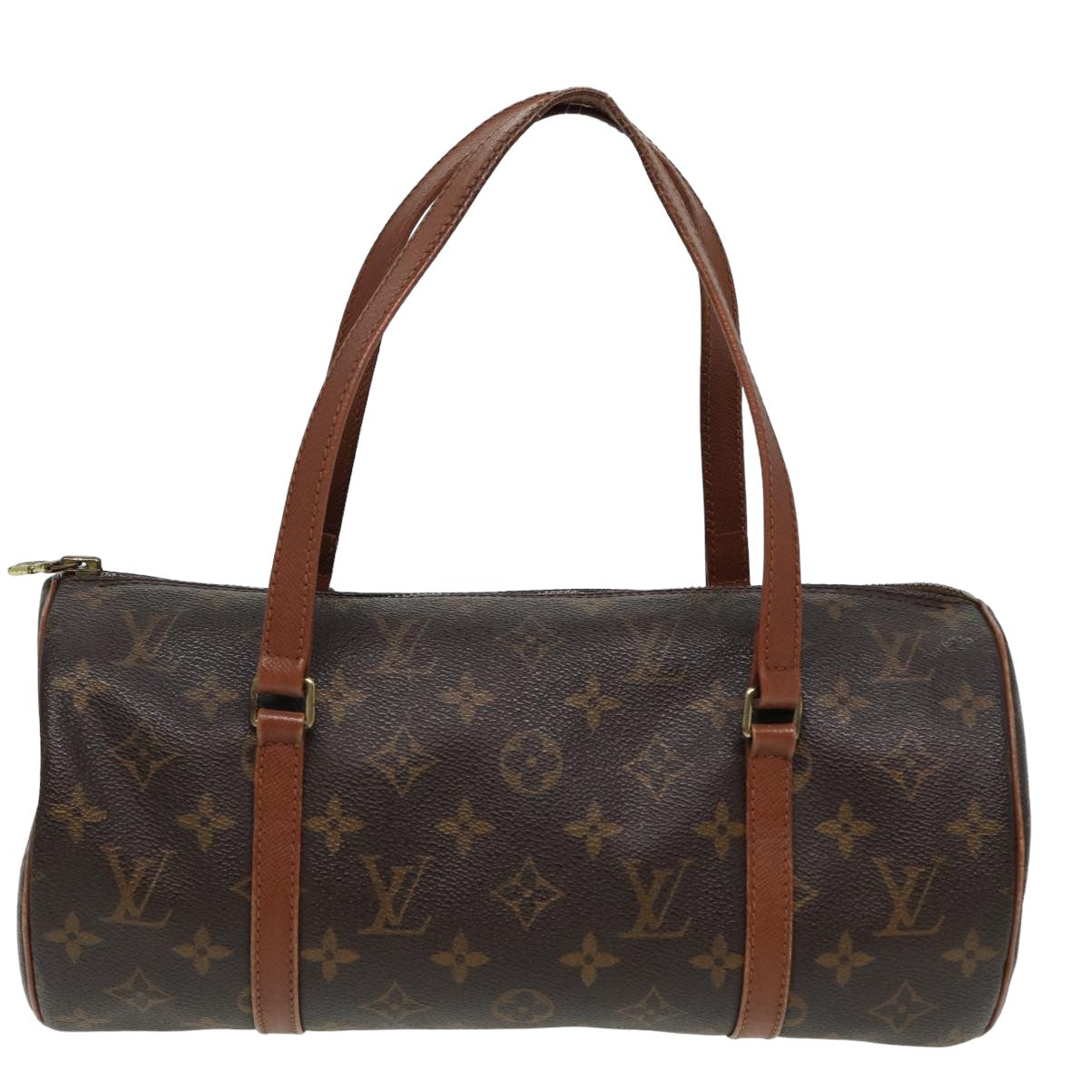 LOUIS VUITTON Monogram Papillon 30 Hand Bag M51385 LV Auth 80742