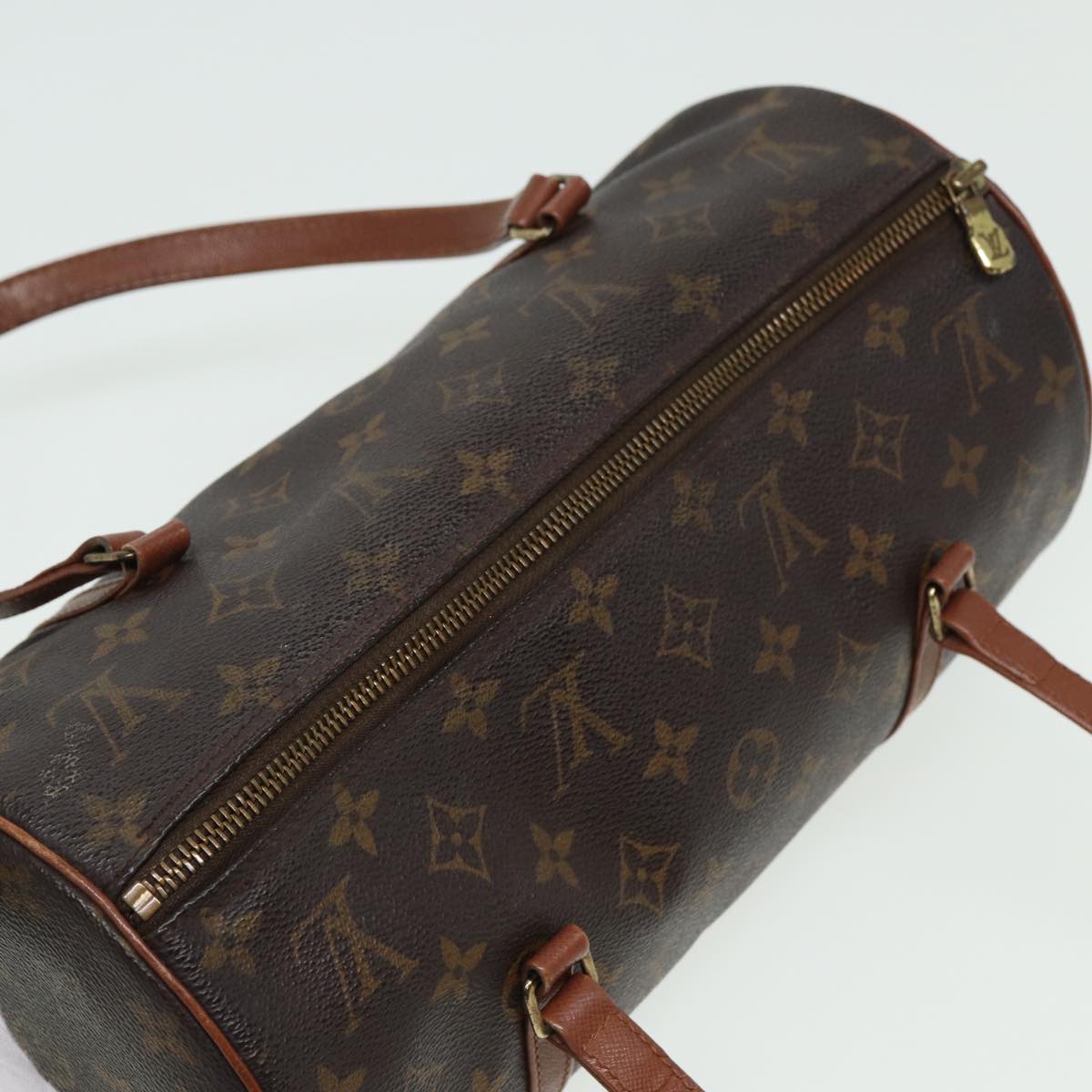 LOUIS VUITTON Monogram Papillon 30 Hand Bag M51385 LV Auth 80742