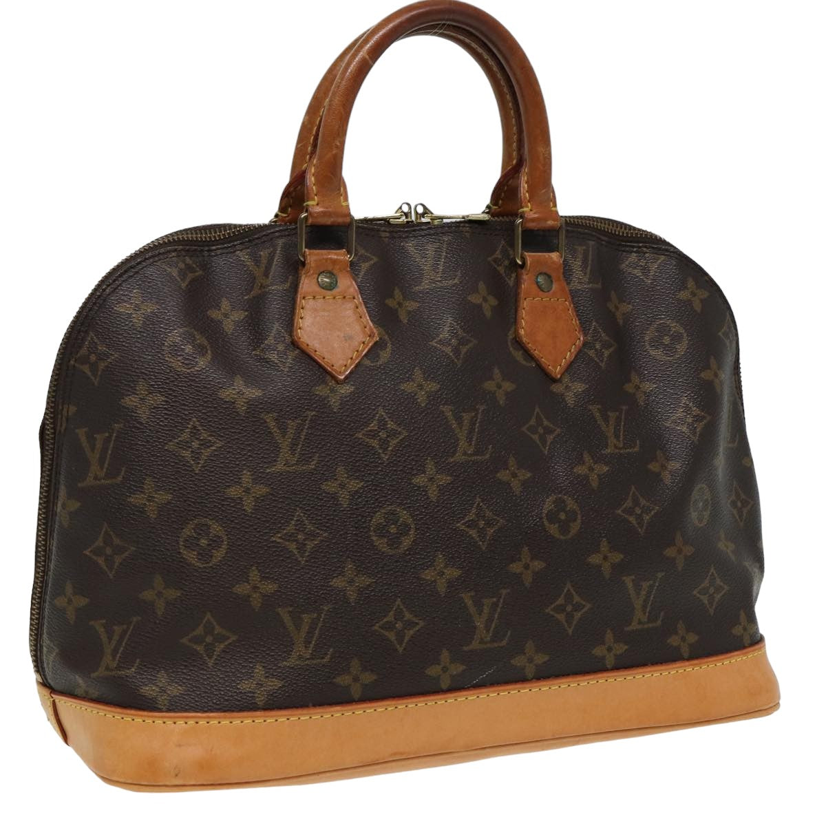 LOUIS VUITTON Monogram Alma Hand Bag M51130 LV Auth 80747