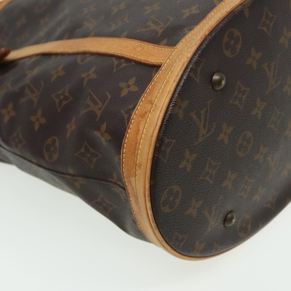 LOUIS VUITTON Monogram Bucket GM Shoulder Bag M42236 LV Auth 80748