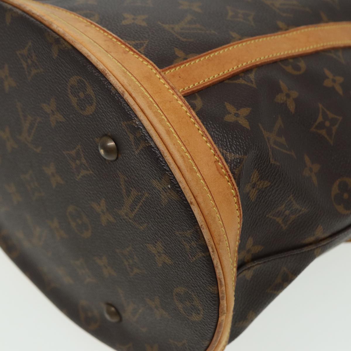 LOUIS VUITTON Monogram Bucket GM Shoulder Bag M42236 LV Auth 80748