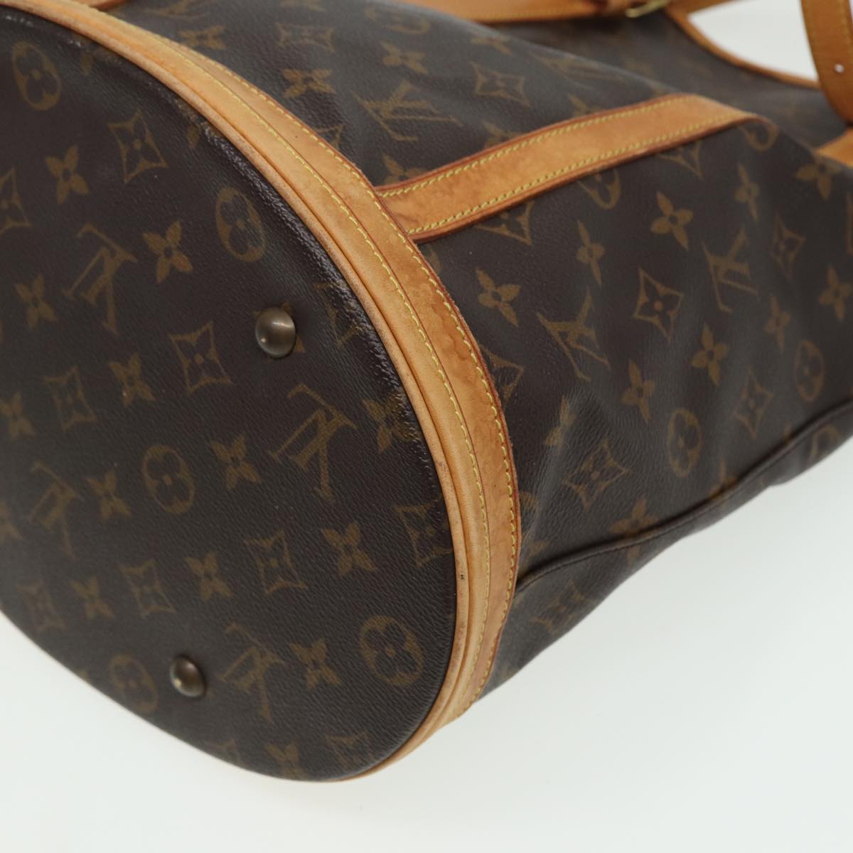 LOUIS VUITTON Monogram Bucket GM Shoulder Bag M42236 LV Auth 80748