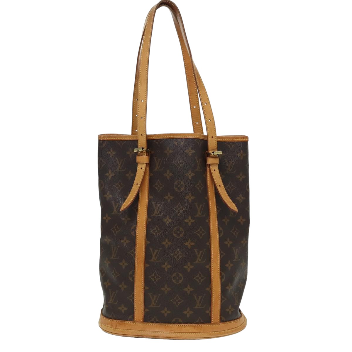 LOUIS VUITTON Monogram Bucket GM Shoulder Bag M42236 LV Auth 80748