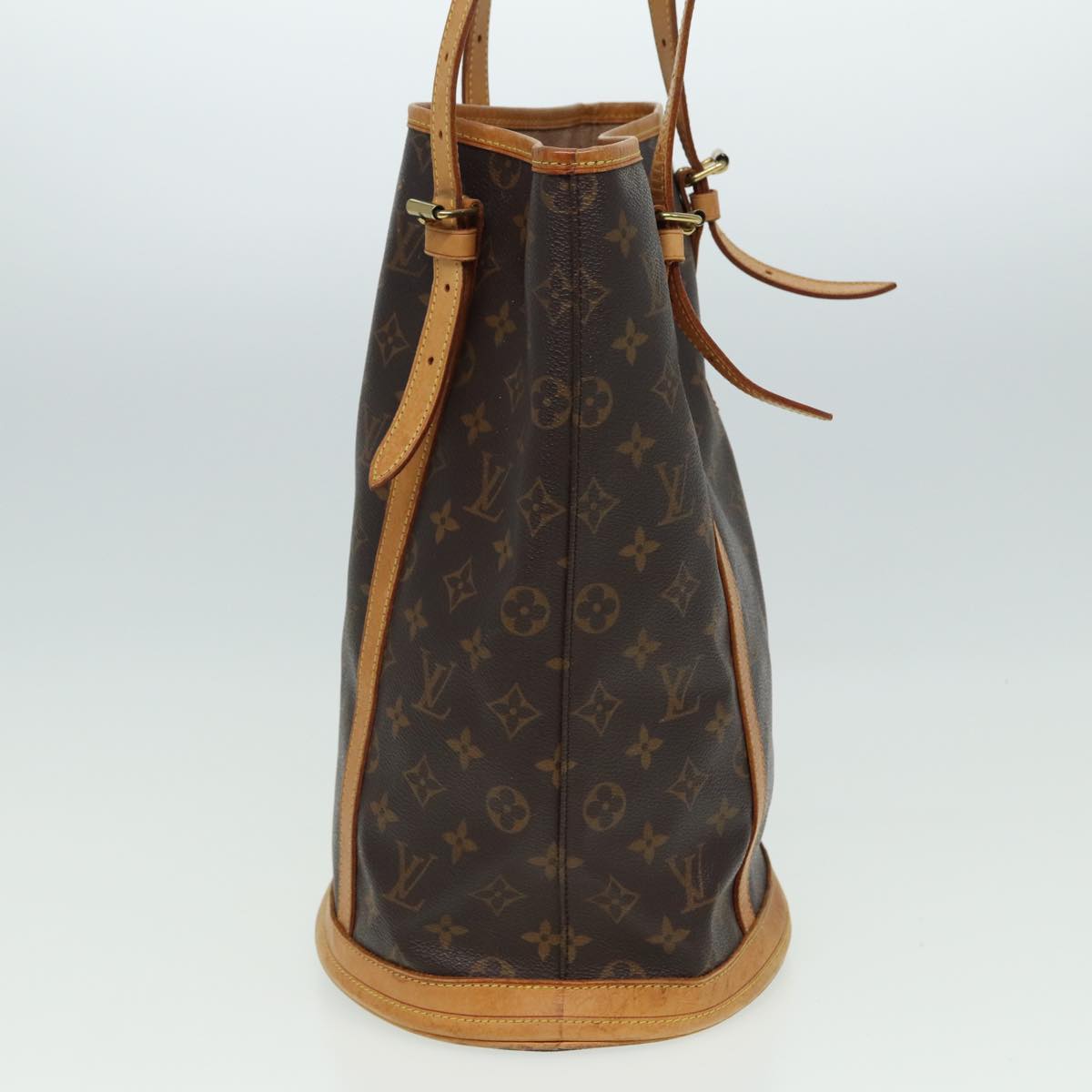 LOUIS VUITTON Monogram Bucket GM Shoulder Bag M42236 LV Auth 80748