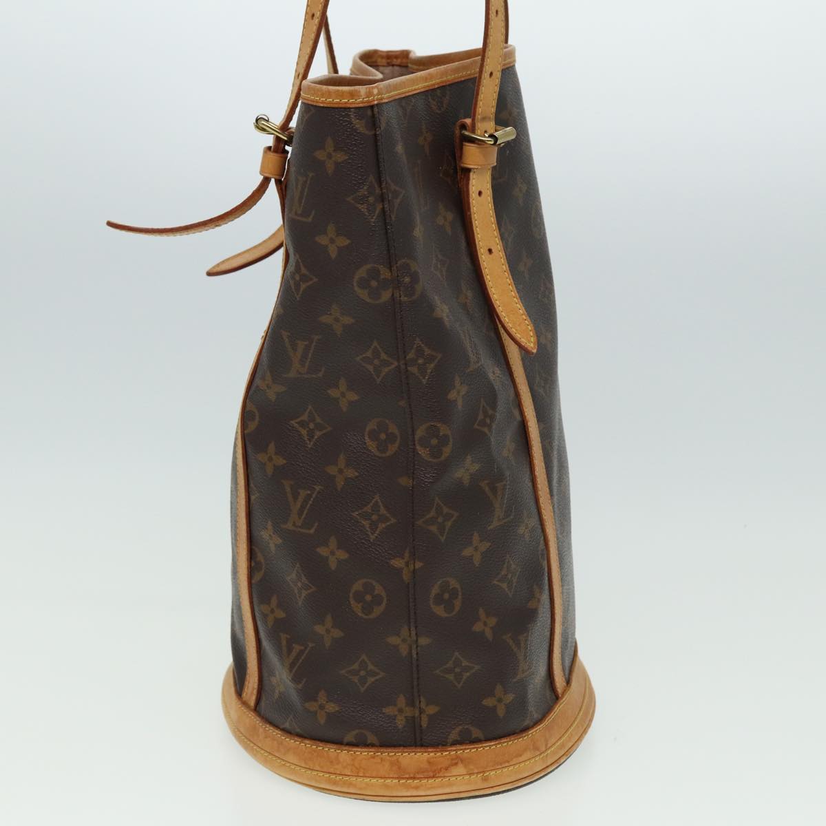 LOUIS VUITTON Monogram Bucket GM Shoulder Bag M42236 LV Auth 80748