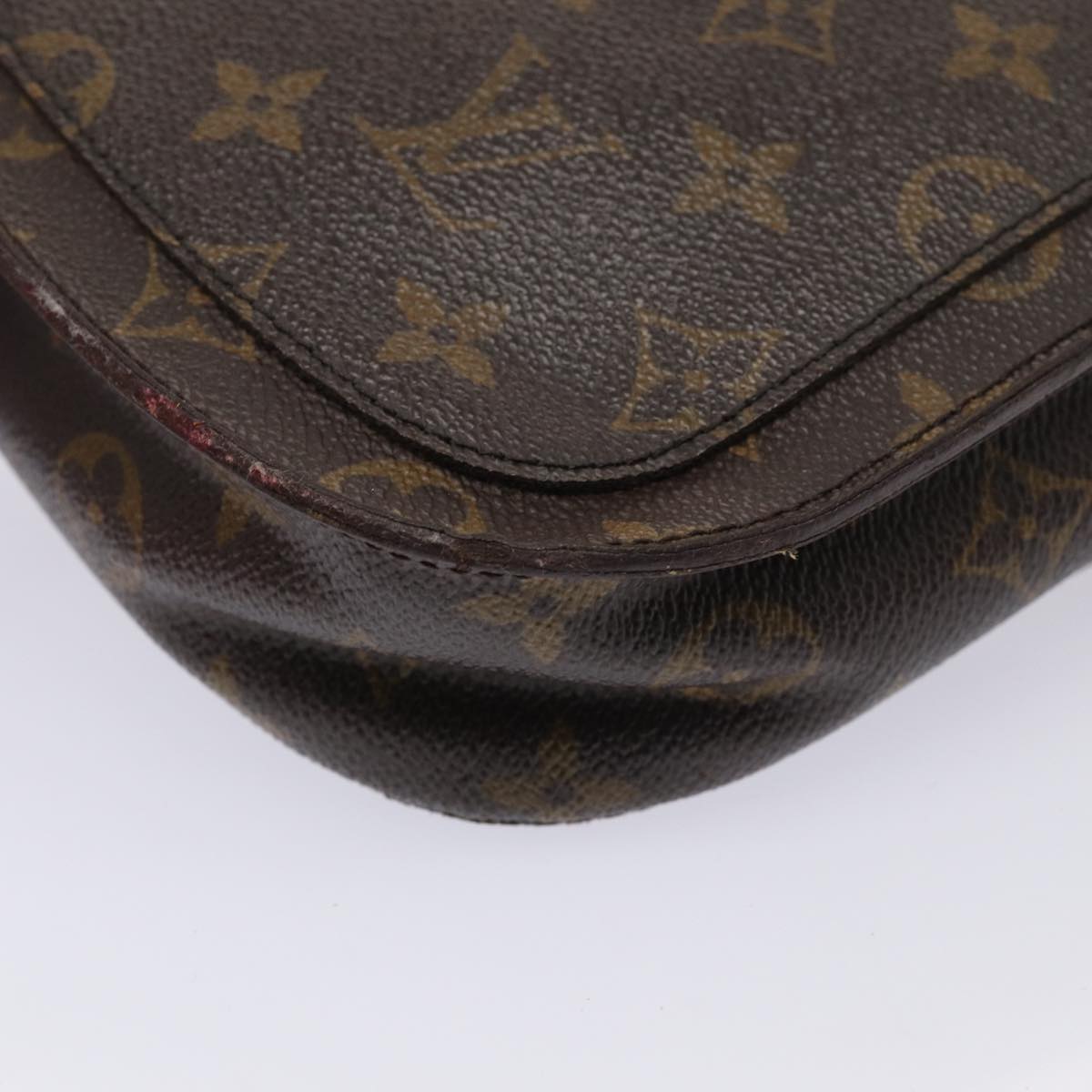 LOUIS VUITTON Monogram Saint Cloud MM Shoulder Bag M51243 LV Auth 80750