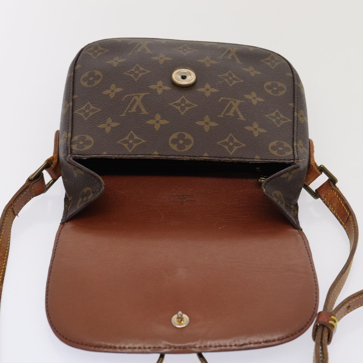 LOUIS VUITTON Monogram Saint Cloud MM Shoulder Bag M51243 LV Auth 80750