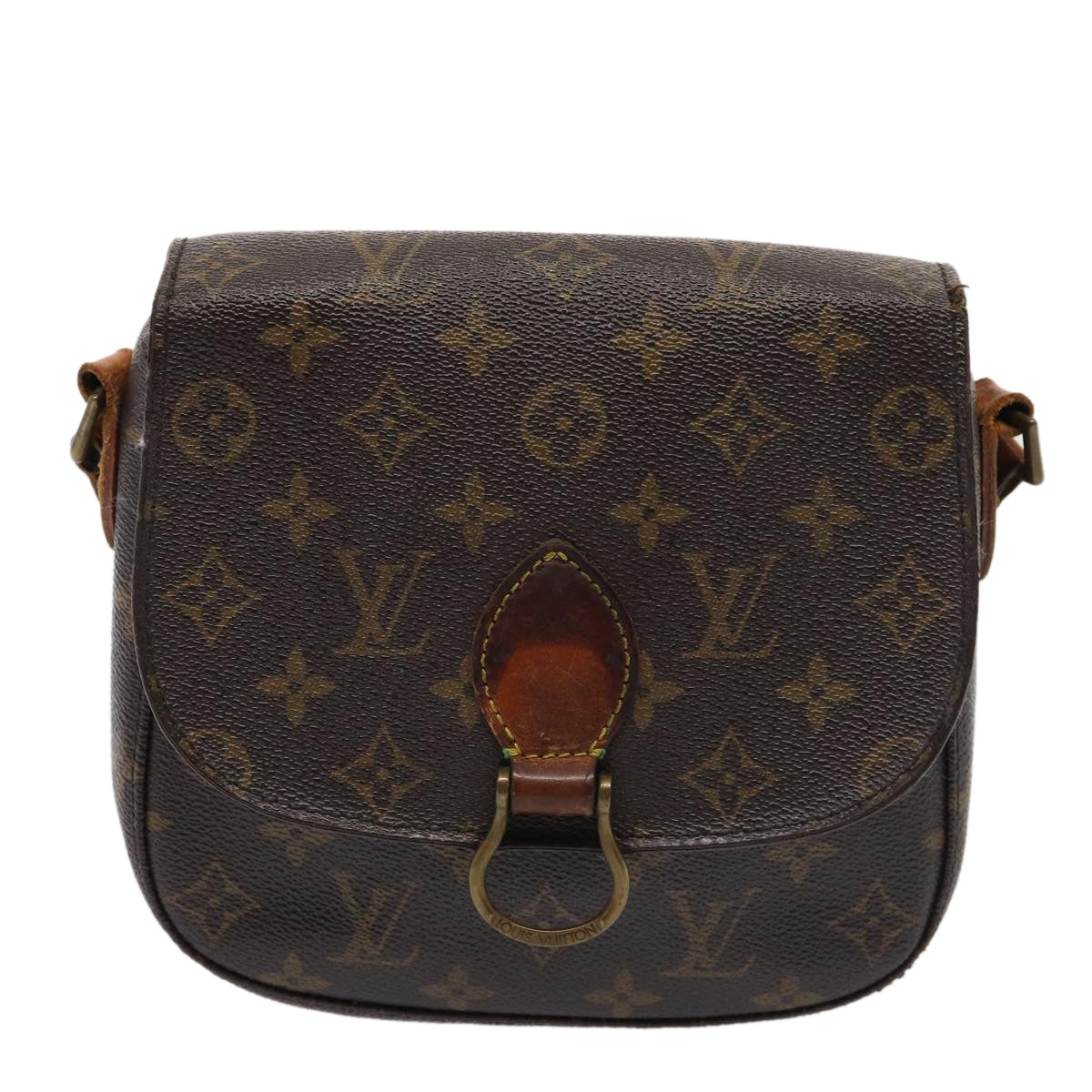 LOUIS VUITTON Monogram Saint Cloud MM Shoulder Bag M51243 LV Auth 80750