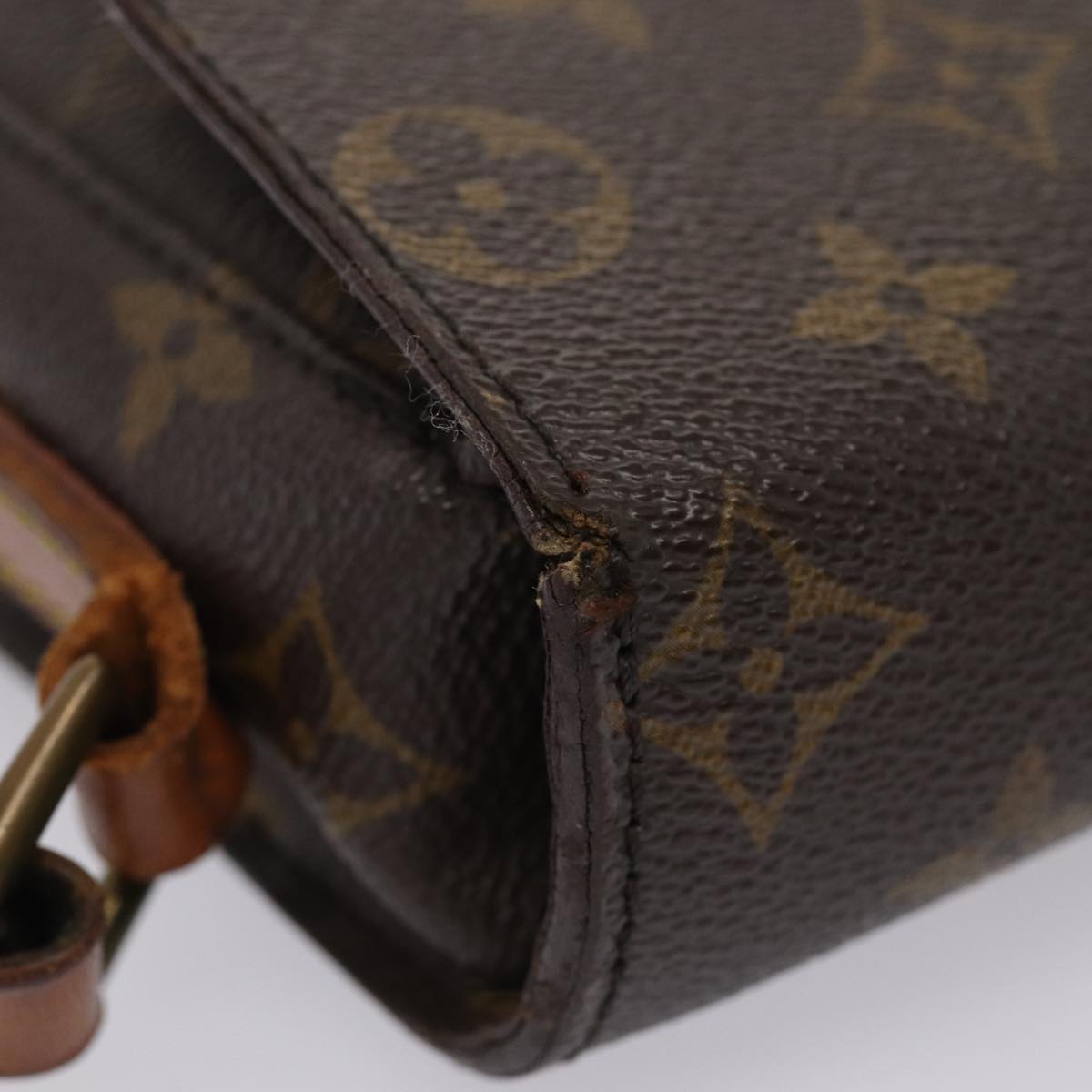 LOUIS VUITTON Monogram Saint Cloud MM Shoulder Bag M51243 LV Auth 80750