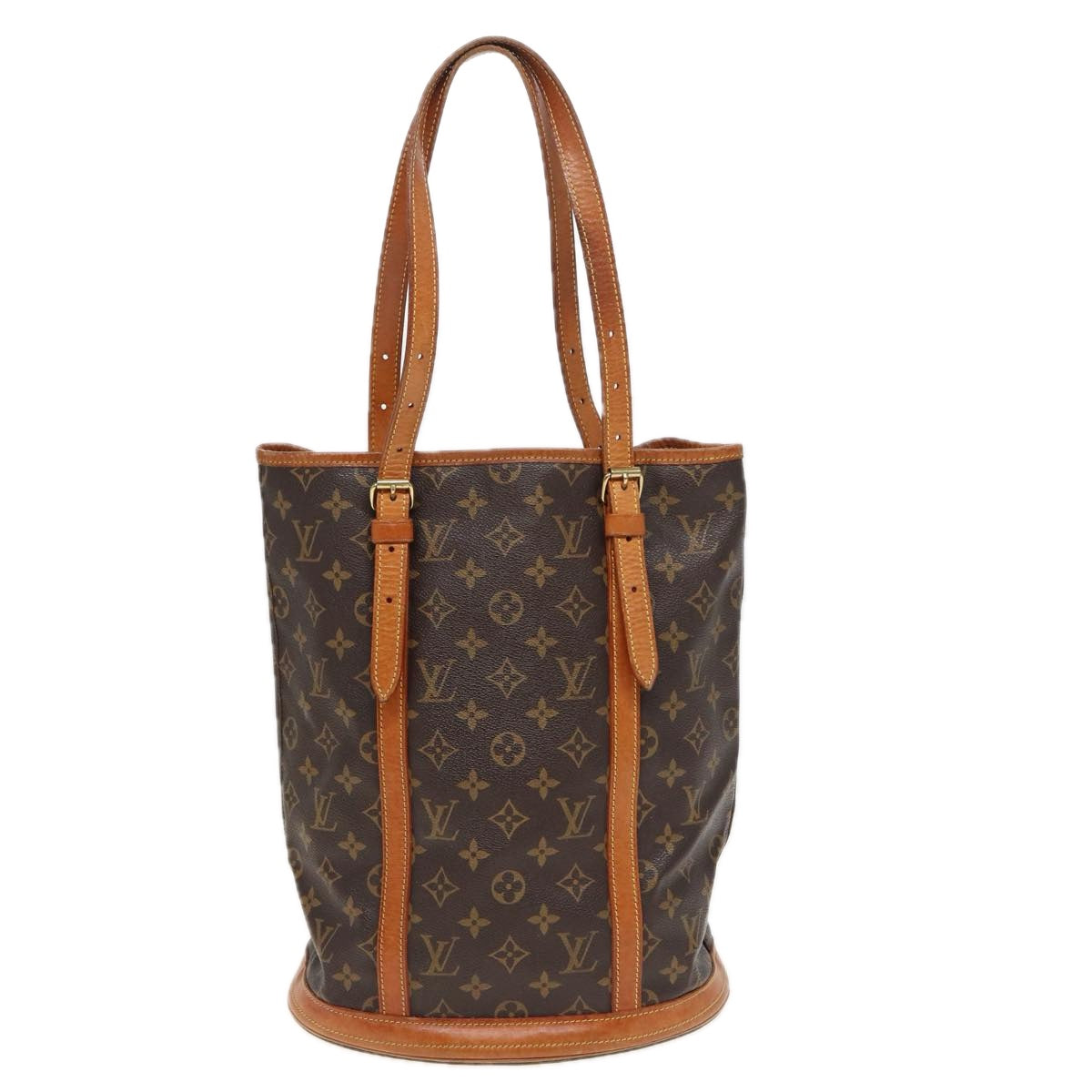 LOUIS VUITTON Monogram Bucket GM Shoulder Bag M42236 LV Auth 80757