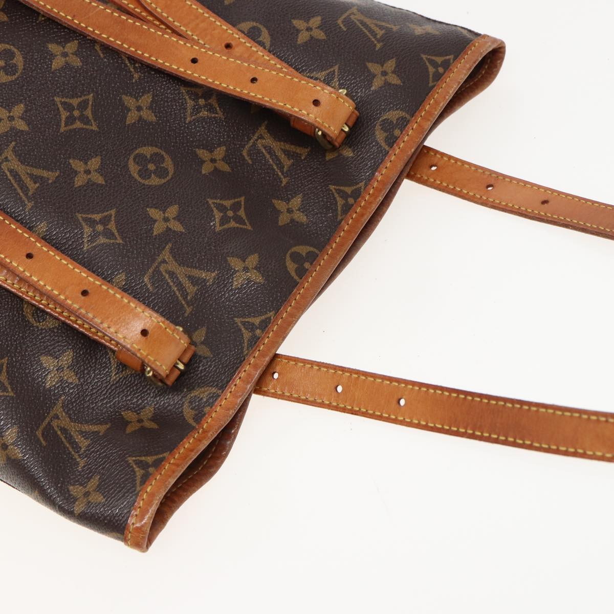 LOUIS VUITTON Monogram Bucket GM Shoulder Bag M42236 LV Auth 80757