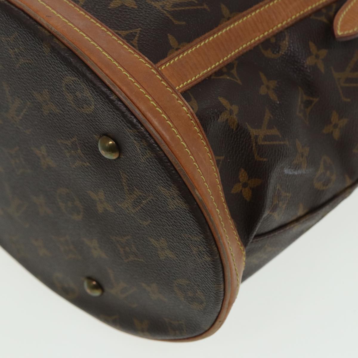 LOUIS VUITTON Monogram Bucket GM Shoulder Bag M42236 LV Auth 80758