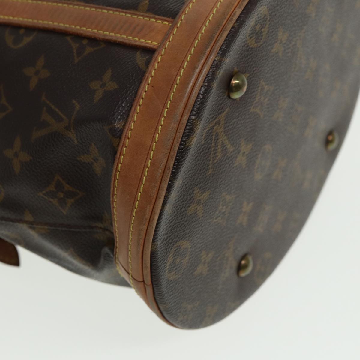 LOUIS VUITTON Monogram Bucket GM Shoulder Bag M42236 LV Auth 80758