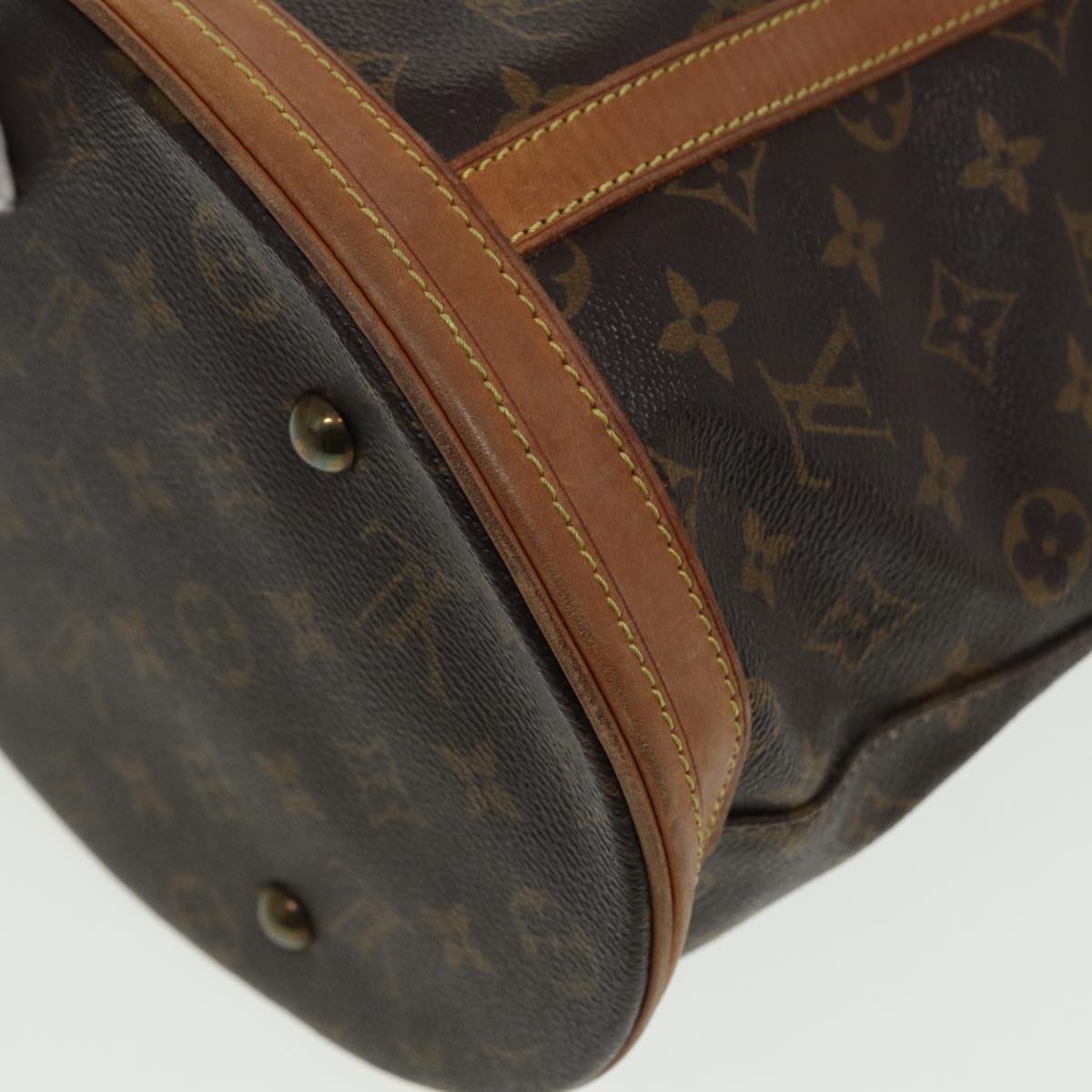 LOUIS VUITTON Monogram Bucket GM Shoulder Bag M42236 LV Auth 80758